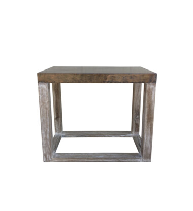 Limited Edition Oak and Copper Side Table 49614