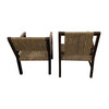 Pair of French Arm Chairs of Rope 36484