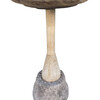 Limited Edition Walnut and Stone Side Table 40216