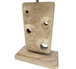 Pair of Limited Edition Oak Element Lamps 35320