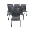 Vintage Set of (6) Leather Bellini Chairs 43484