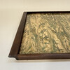 Limited Edition Walnut Tray with Vintage Italian Marbleized Paper 76278