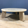 Lucca Studio Vance Coffee Table In Oak and Concrete. 41168