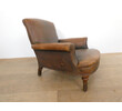 19th Century English Leather Arm Chair 45242