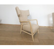 Pair of Danish Wing Back Oak Arm Chairs 45256