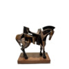 Large Scale 1970's Italian Cubist Ceramic Horse 74083