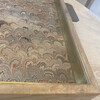 Limited Edition Oak Tray With Vintage Marbleized Paper 37303