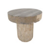 Limited Edition Massive 18th Century  Stone Top and Oak Side Table 45495