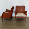 Pair of Arne Vodder Leather Chairs 74617