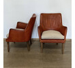 Pair of Arne Vodder Leather Chairs 74617