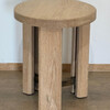 Lucca Studio Miles Oak and Bronze Side Table 75558