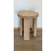 Lucca Studio Miles Oak and Bronze Side Table 75558