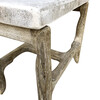 Limited Edition Stone and Oak Side Table 35281