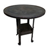 Vintage Spanish Iron Side Table 35052