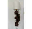 Pair of Lucca Studio Currier Sconces in Bronze and Leather 75974