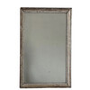 Large 19th Century Spanish Silver Leaf Frame Mirror 73445