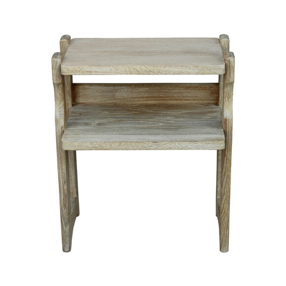 French Mid Century Oak Side Table 28916