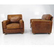 Pair of Roche Bobois Leather Chairs 5321