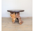 French Antique Root Side Table with Walnut Top 42391