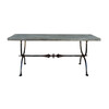 French Iron Base Coffee Table 36549
