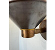 Limited Edition Pair of Bronze and Opaline Glass Sconces 74562