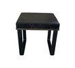 Lucca Studio Vaughn (stool) of brown leather top and base 41535