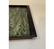 Limited Edition Walnut Tray with Vintage Italian Marbleized Paper 75976