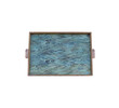 Limited Edition Oak And Vintage Marbleized Paper Tray 31375