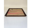 Limited Edition Walnut Tray with Vintage Italian Marbleized Paper 76405