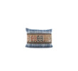 Indonesian Indigo and Turkish Embroidery Antique Textile Pillow 72518