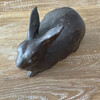 Vintage Japanese Bronze Rabbit Sculpture 73888