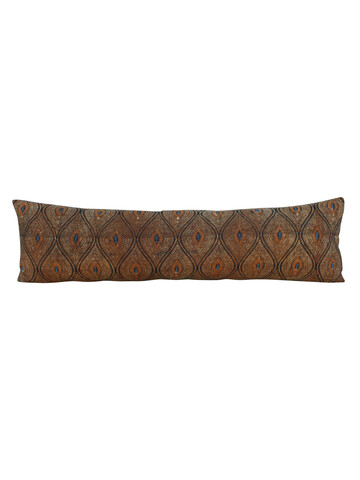 Vintage Indonesian Batik Large Lumbar Pillow 75293