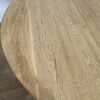 Limited Edition Dining Table with Solid Oak Modernist Base and Top 74427