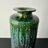 Large Green Glazed Japanese Oribe Pottery 73976