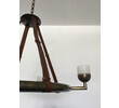 Lucca Studio ﻿Mayle Bronze and Saddle Leather Chandelier 56610