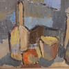 Swedish Cubist Style Oil Painting 74354