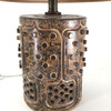 Vintage Ceramic Lamp with relief design 47104