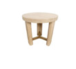 Lucca Studio Miles Oak and Bronze Side Table 46974
