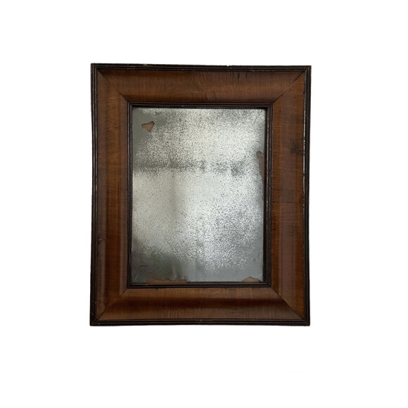 19th Century Burl Wood Mirror 71408