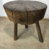 French Primitive Wood Side Table 37358