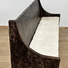 Lucca Studio Caleb Bench with Belgian Linen Seat Cushion 66007