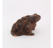 Japanese Mingei Carved Wood Frog 75419