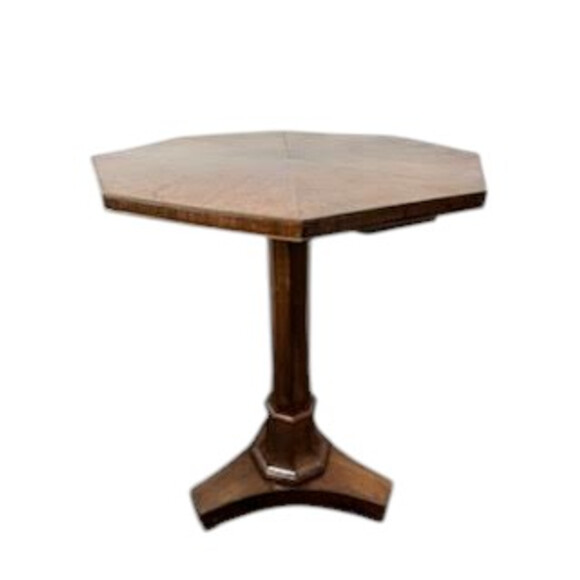 English Side Table with Brass Detail 76855