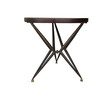 Limited Edition Iron Base and Wood Top Side Table 32559