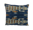 Vintage Indonesian Indigo Ikat Textile Pillow 31293