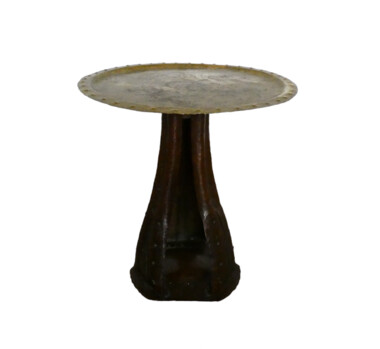 French Industrial Metals Side Table 50572
