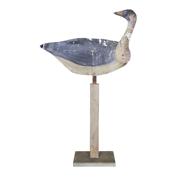 Highly Decorative French 19th Century Tole Bird Sculpture 42683