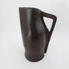 Unusual English Vintage Leather pitcher 74109