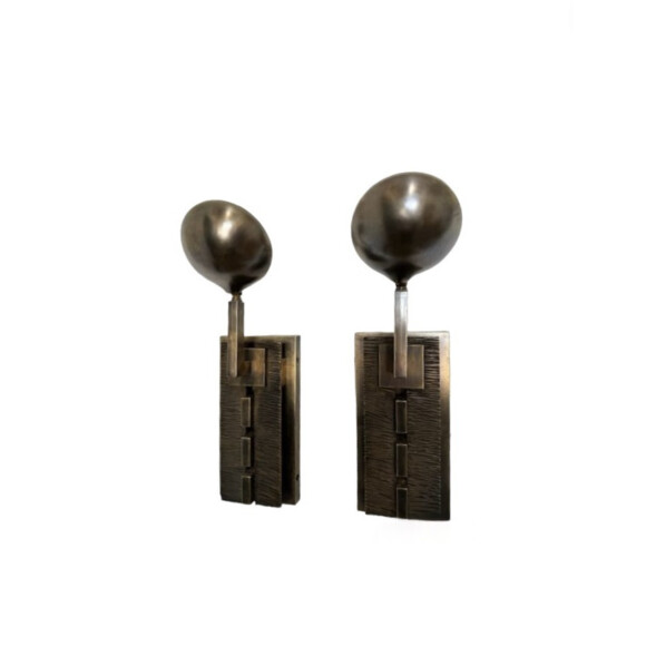 Pair of Limited Edition Bronze Sconces 76325