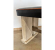 Lucca Studio Morton Oak and Leather Bench 66252